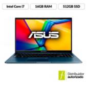 Portátil Asus Vivobook 15 | Intel Iris X Graphics | Intel Core i7 | 16GB RAM | 512GB SSD Almacenamiento | Windows 10 | 15.6 pulgadas | X1502ZA | Computador Portátil