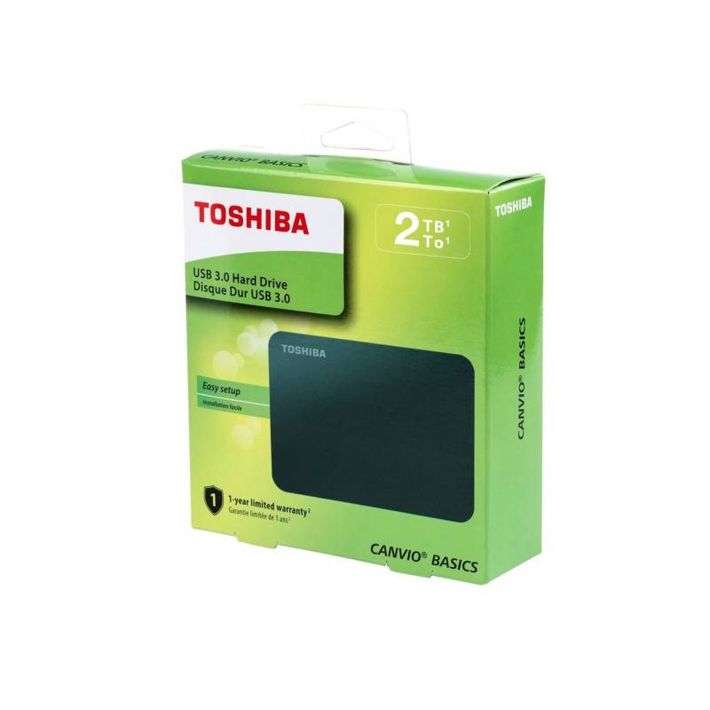 Toshiba - Disco duro externo toshiba  2tb canvio basic new m