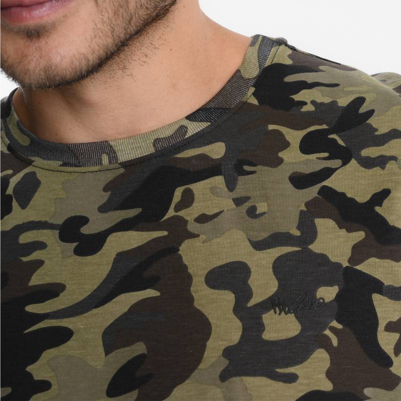 Camiseta Militar para Hombre Slim Cuello redondo Mossimo MOSSIMO