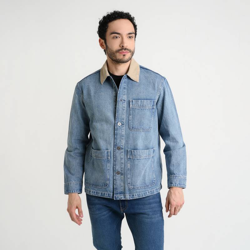 Chaqueta de jean para Hombre Ovejera Con botones Wolf & Hank WOLF & HANK