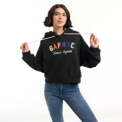 GAP - Hoodie para Mujer con Logo de Algodón GAP