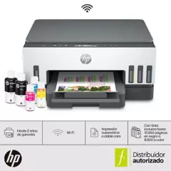 HP - Impresora Multifuncional HP Smart Tank 720 Conexión por WIFI y Bluetooth a Color con Carga Continúa Compatibilidad Universal escaner y copiadora