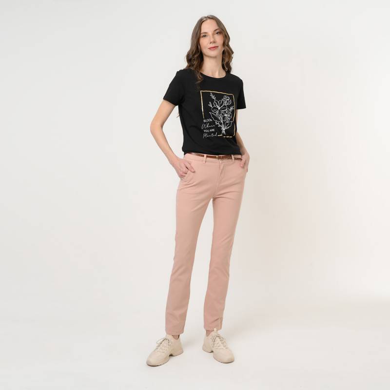 Pantalón Recto para Mujer Tiro medio Newboat