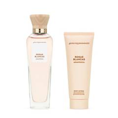 ADOLFO DOMINGUEZ - Estuche Perfume Adolfo Dominguez Mujer Agua Fresca de Rosas Blancas EDT 120ml + Crema Corporal 75ml