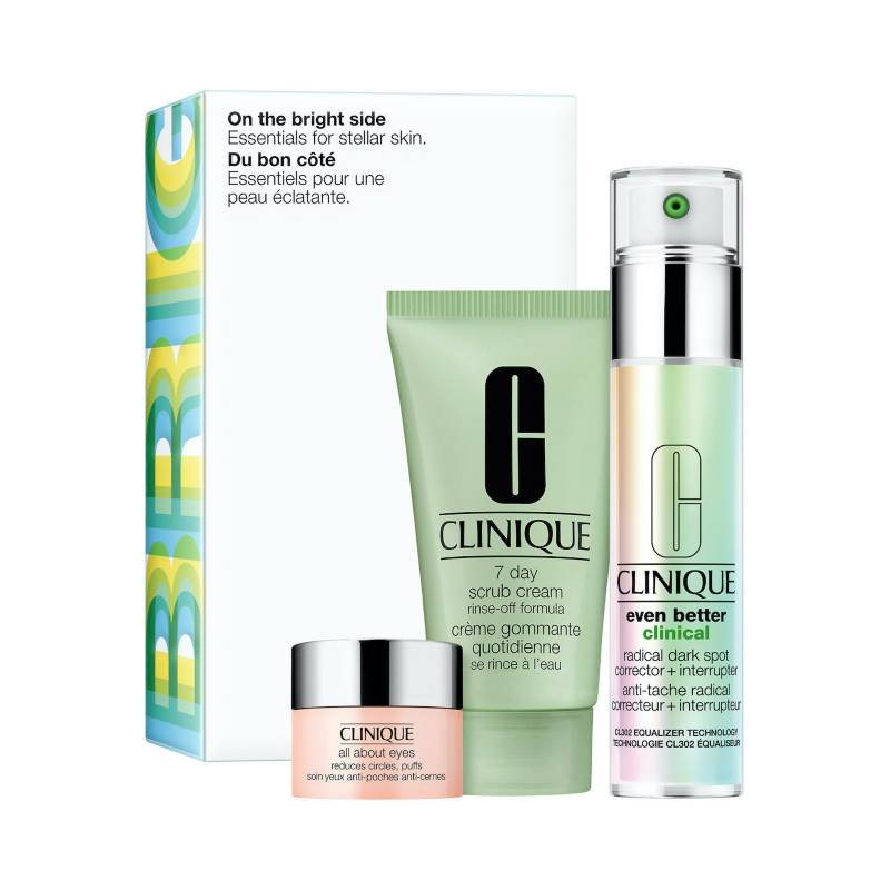 CLINIQUE - Set Hidratante facial On The Bright Side Clinique incluye 3 productos