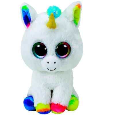 Beanie Boos Pixy Unicornio Blanco Mediano Ty 37157