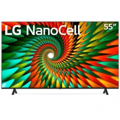 LG - Televisor LG 55 pulgadas NANO CELL 4K Ultra HD Smart TV 55NANO77