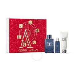 ARMANI - Set de Perfume Hombre Giorgio Armani Incluye: Acqua di Gio Profondo 125 ml, Acqua di Gio Profondo 15 ml, Gel de ducha 75 ml