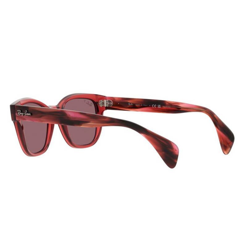 Gafas de sol Ray Ban RB0880S Unisex Marco Transparent Pink Lente Dark  Violet Polar RAY BAN