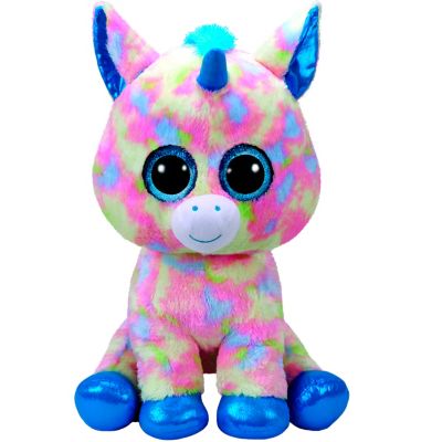 Beanie Boos Blitz Unicornio Azul Grande Ty 36890