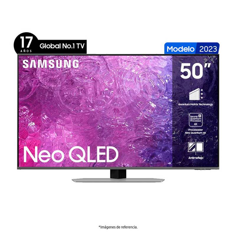 SAMSUNG - Televisor Samsung 50 pulgadas QLED 4K Ultra HD Smart TV QN50QN90