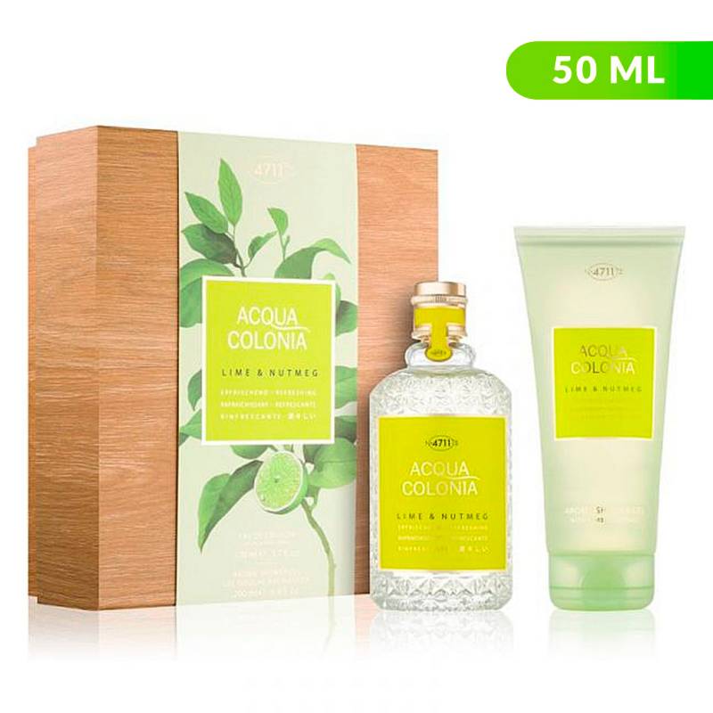  - Set Perfumes Unisex 4711 Duo Lime Nutmeg Edc 50  ml