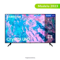 SAMSUNG - Televisor Samsung 50 pulgadas Crystal UHD 4K HDR Smart TV