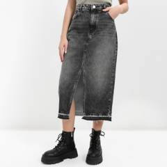 DENIMLAB - Falda de jean Medio para Mujer Denimlab