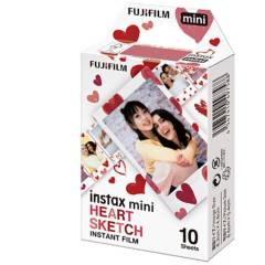 FUJIFILM - Película Instax Mini heart Sketch Fujifilm