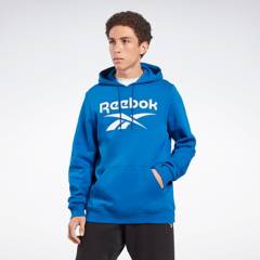REEBOK - Buzo deportivo azul con logo para hombre Reebok