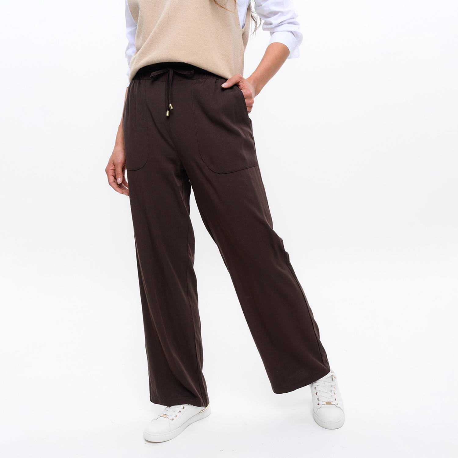 Pantalón Recto para Mujer Tiro medio Newboat