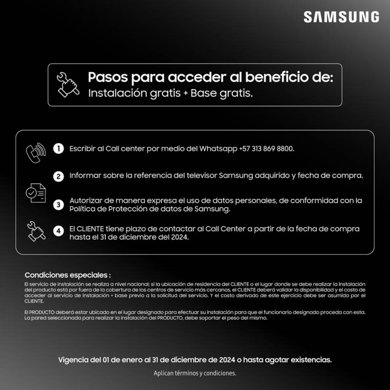Televisor Samsung 98 pulgadas QLED 4K Ultra HD Smart TV SAMSUNG