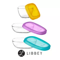 LIBBEY - Bowl Vidrio Con Tapa 5 x 5 x 1340 x 5 cm