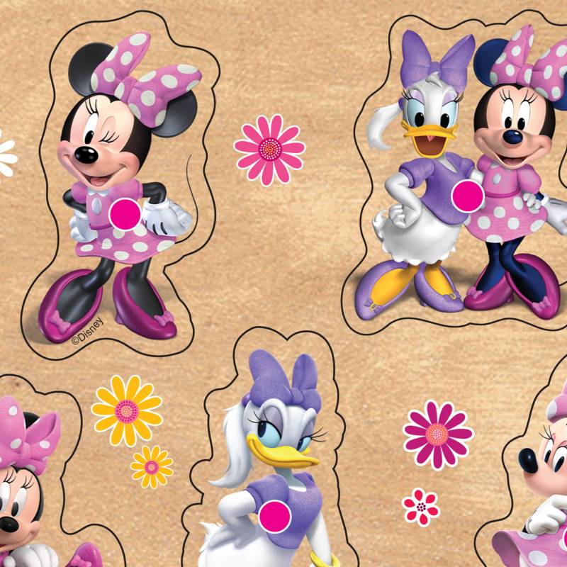 Minnie Mouse Juego de Mesa Minnie Mouse Educativo 7 Botones Chico |  