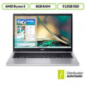 Portátil Acer AMD Ryzen R5 8GB 512GB Windows 10 15.6 pulgadas Aspire 3