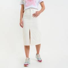 BASEMENT - Falda de jean de algodón para mujer Basement