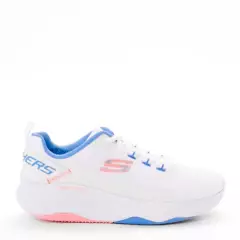 SKECHERS - Tenis Skechers Mujer - Zapatos Skechers Dama. Tenis blancos cómodos Skechers para mujer. Zapatillas moda D'Luxfitness