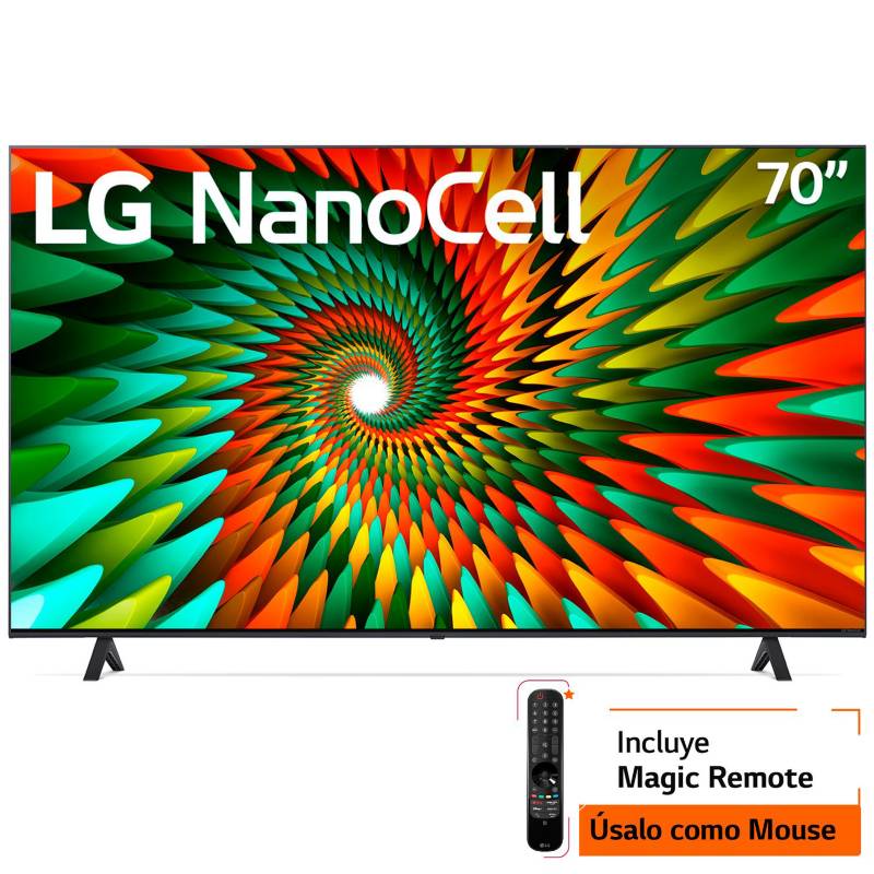 LG - Televisor LG 70 pulgadas NANO CELL 4K Ultra HD Smart TV