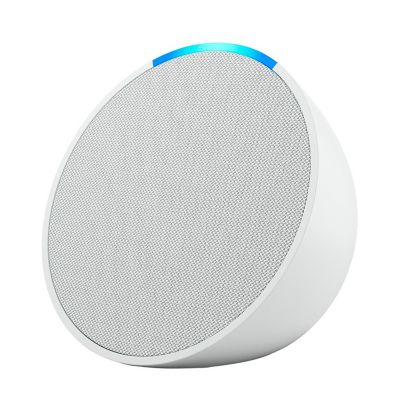 Echo Spot - Reloj despertador inteligente con Alexa, blanco