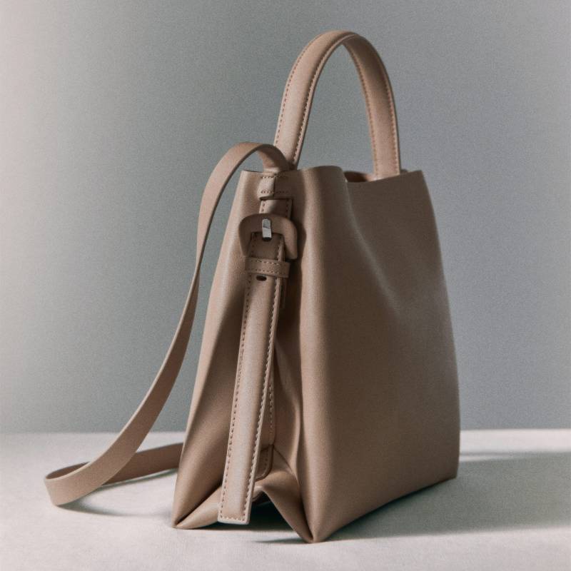 Tous: Bolso bucket beige Empire Soft Mujer