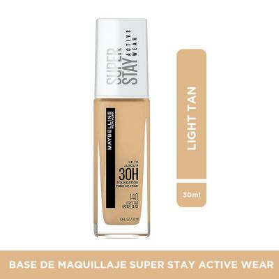 Base de maquillaje Maybelline New York SuperStay full coverage 140 light  tan 30 ml