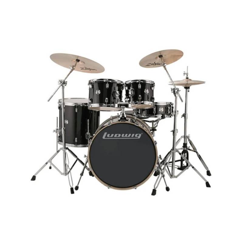 Ludwig - Bateria evolution outfit 22´ w/hard & zbt pack