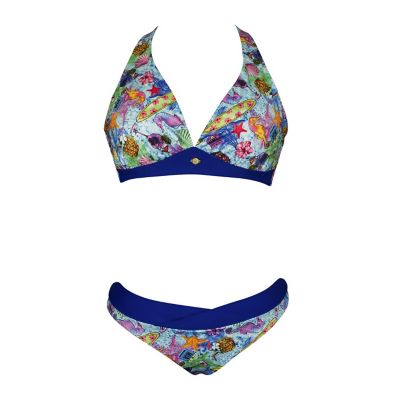 Bikini Halter Marino Almas Gemelas H002