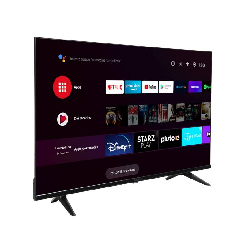 Televisor Challenger 40 Pulgadas Full Hd Smart TV Android Tv