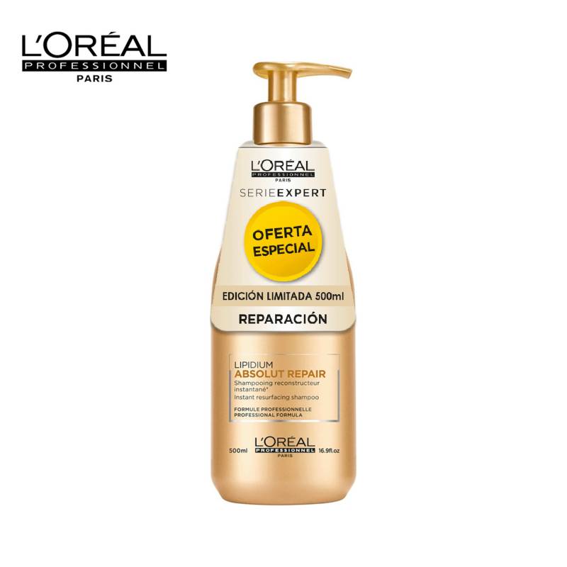 LOREAL PROFESSIONNEL - Shampoo Absolut Repair Gold 500 ml Cabello Dañado Loreal Professionnel