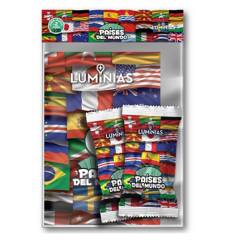 LUMINIAS - Pack de Mapa Album + 2 Sobres - Países del mundo