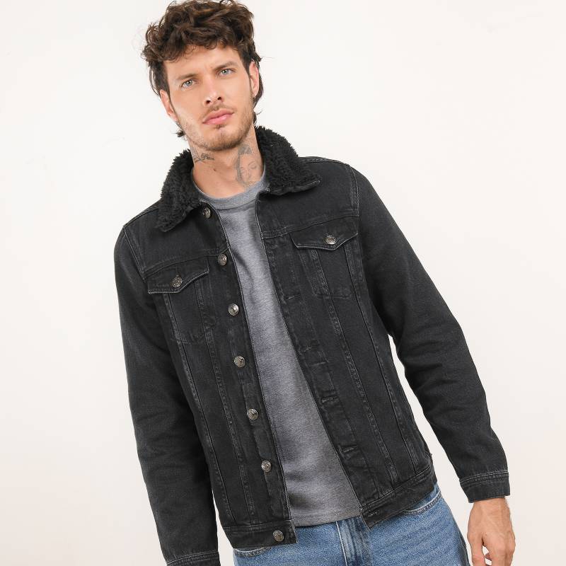 Chaqueta de jean para Hombre de Algodón Con cremallera Bearcliff BEARCLIFF