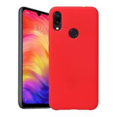 Estuche Para Xiaomi Redmi Note 7 Silicone Rojo