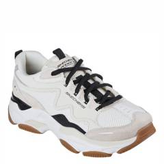 SKECHERS - Tenis Skechers Mujer - Zapatos Skechers Dama Landers - Sweet Remix Blanco Tenis cómodos para mujer. Zapatillas moda
