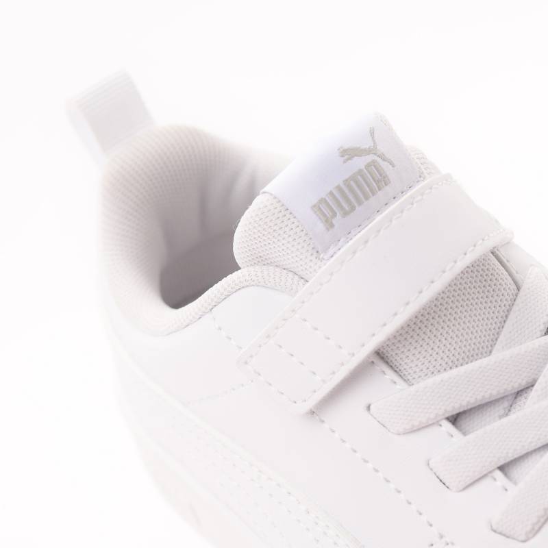 Tenis Rickie para Niño con Velcro 17-21 Blanco Puma