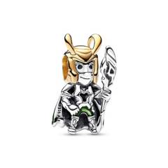 PANDORA - Charm Pandora Loki de Marvel Recubrimiento en Oro