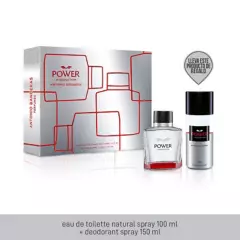 ANTONIO BANDERAS - Set de Perfume Hombre Antonio Banderas Power 2023 100 ml EDP + DEO 150 ml 