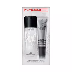 MAC - Set de maquillaje rostro Merry Matte Prep + Set K MAC Incluye: 2 productos