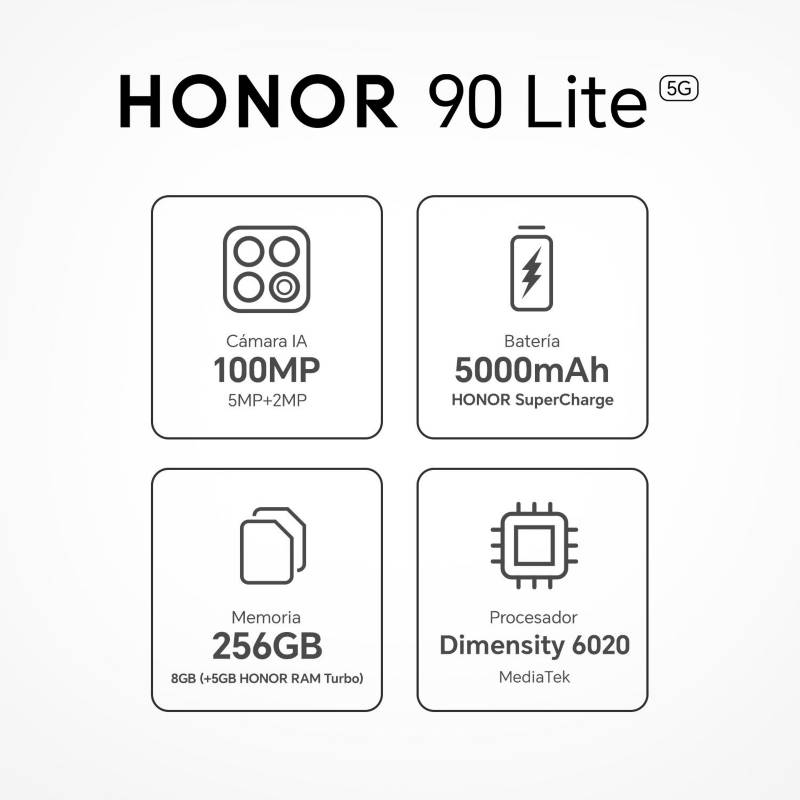 Celular Honor X6S 4+128GB. Al mejor precio en el Paraguay