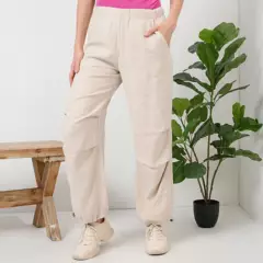BASEMENT - Pantalón Wide para Mujer Tiro alto Basement