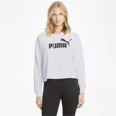 PUMA - Buzo deportivo Mujer Puma Crop con Logo
