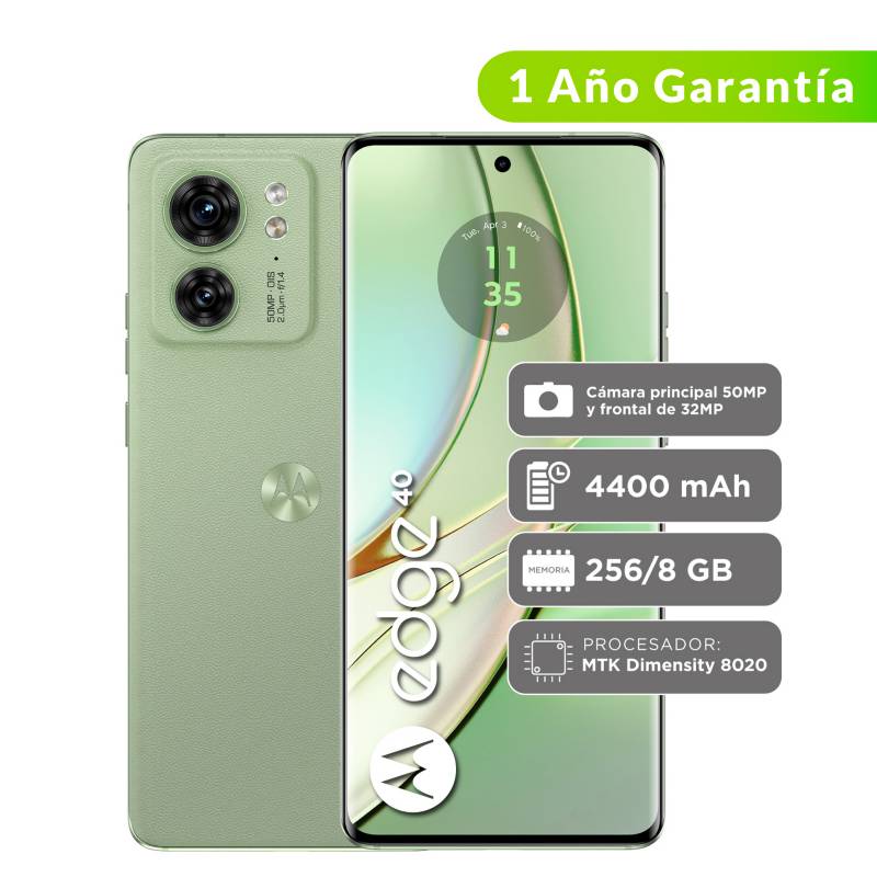 Celular Motorola Edge 40 5G 256GB | 8GB RAM | Camara Posterior 50MP |  Pantalla 6.5 Pulgadas