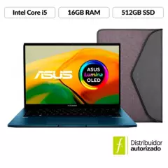 ASUS - Portátil ASUS Zenbook 14 OLED | Intel Core i5 | 16GB de RAM | 512GB SSD de Almacenamiento | Windows 11 | Pantalla OLED 14 Pulgadas | Computador Portatil