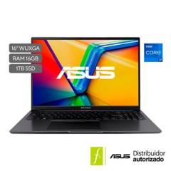 Portátil ASUS Vivobook 16 | Intel Core i7 | 16GB de RAM | 1TB SSD de Almacenamiento | Windows 11 |Pantalla 16 Pulgadas | Computador Portatil