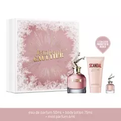 JEAN PAUL GAULTIER - Estuche Perfume Jean Paul Gaultier Mujer Scandal 50ml + Body Lotion 75ml + Mini Parfum 6ml